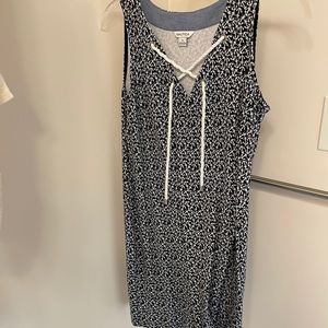 Nautical anchor print dress size Small